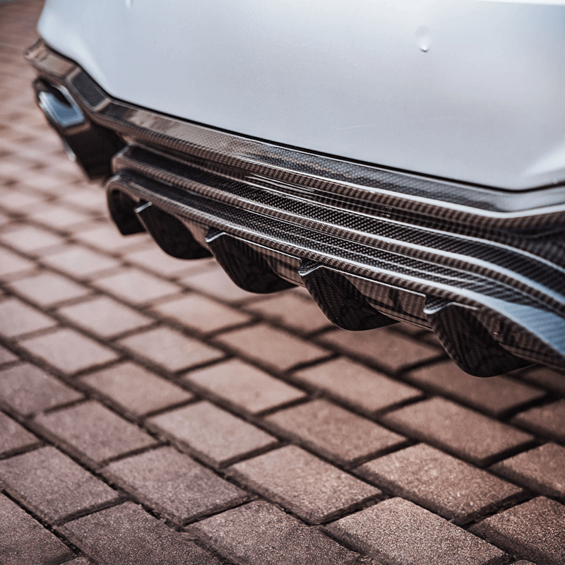 Audi A7/S7 (C8) BCTXE Style Carbon Fibre Rear Diffuser Ver.2 - Twenty Two Tuning Rear Diffuser