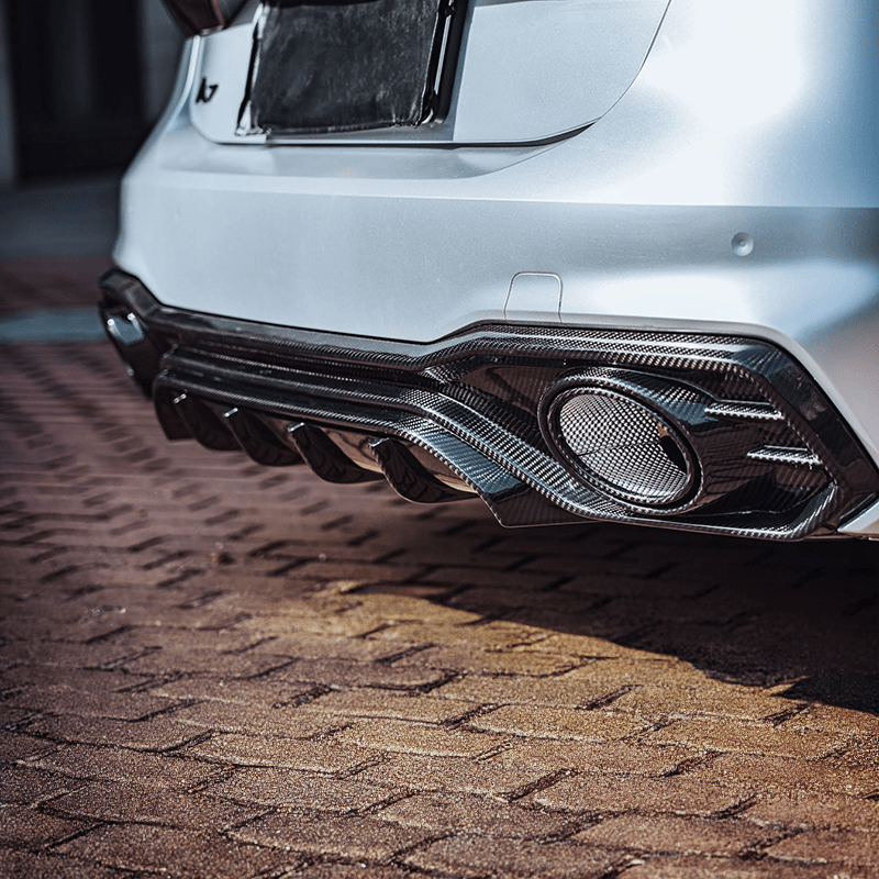 Audi A7/S7 (C8) BCTXE Style Carbon Fibre Rear Diffuser Ver.2 - Twenty Two Tuning Rear Diffuser