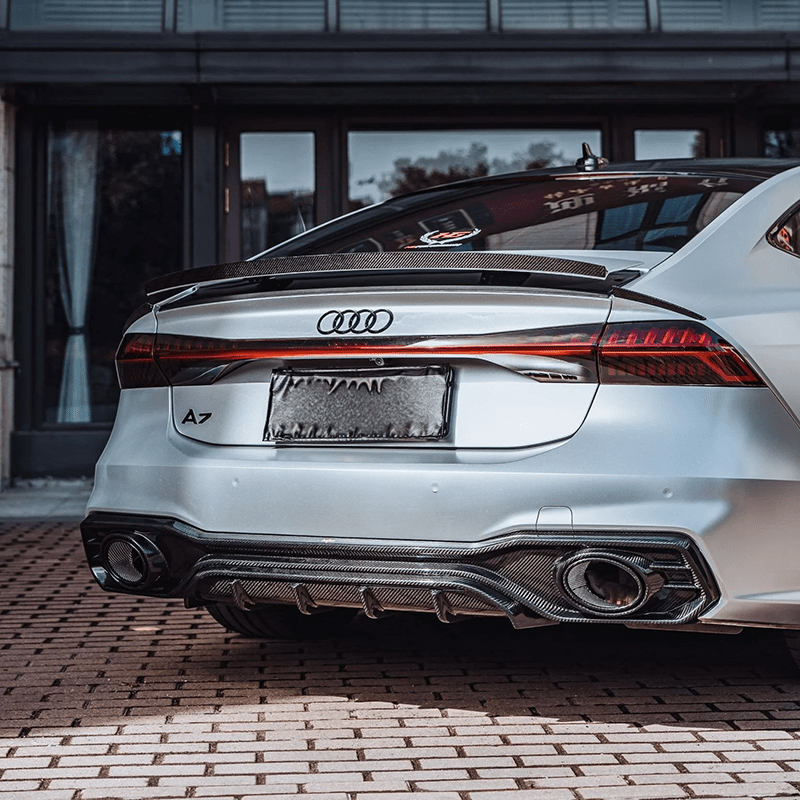 Audi A7/S7 (C8) BCTXE Style Carbon Fibre Rear Diffuser Ver.2 - Twenty Two Tuning Rear Diffuser