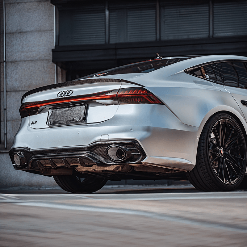 Audi A7/S7 (C8) BCTXE Style Carbon Fibre Rear Diffuser Ver.2 - Twenty Two Tuning Rear Diffuser