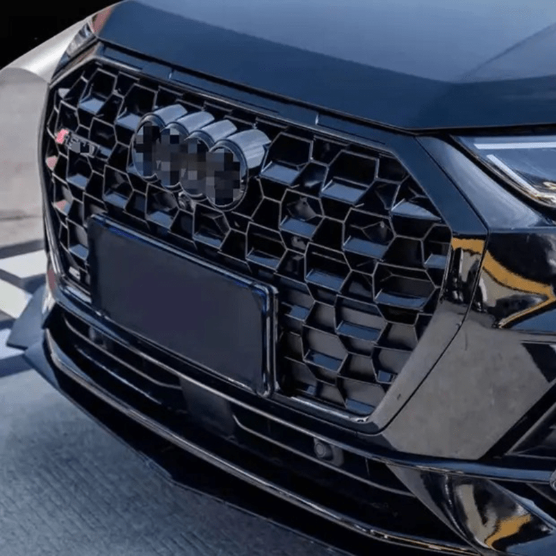 Audi Q3 (F3) RSQ3 Honeycomb Style Gloss Black Front Grille - Twenty Two Tuning Front Grille