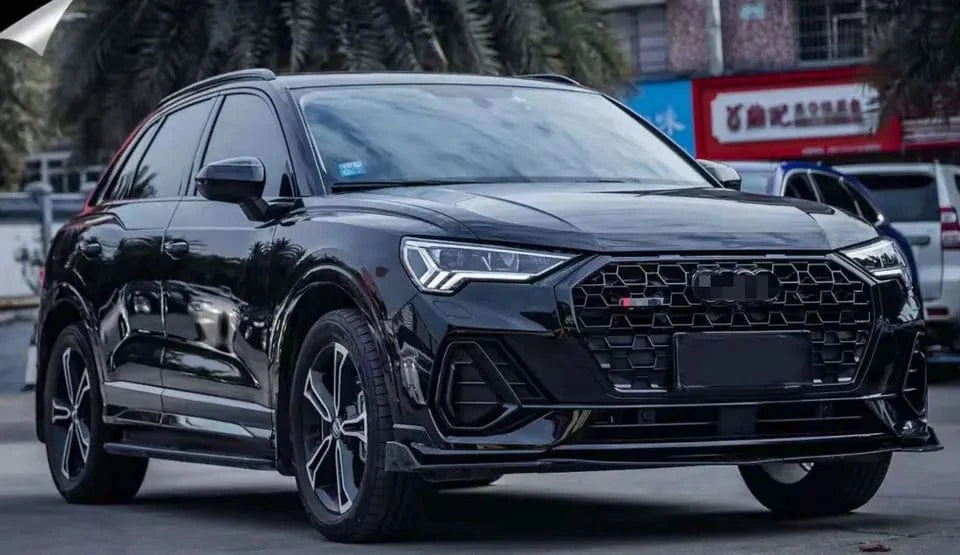 Audi Q3 (F3) RSQ3 Honeycomb Style Gloss Black Front Grille - Twenty Two Tuning Front Grille