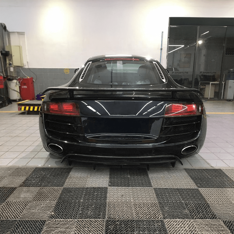 Audi R8 (Type 42) OEM+ Fixed Carbon Fibre Rear Wing Spoiler - Twenty Two Tuning Rear Spoiler