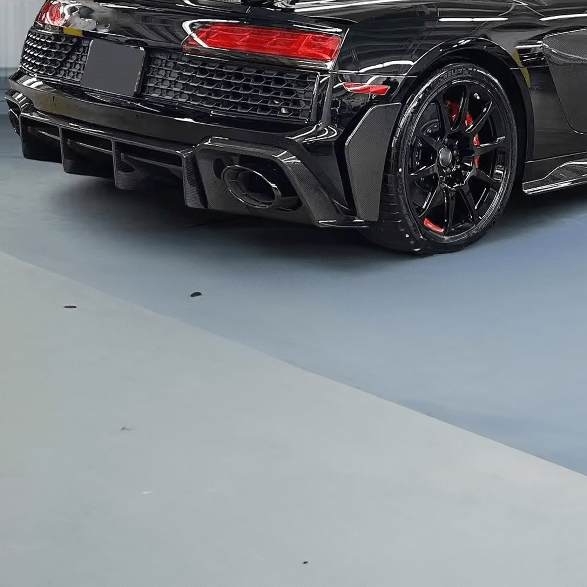 Audi R8 V10 (4S) Audi Performance Style Carbon Fibre Rear Canards - Twenty Two Tuning Rear Canards
