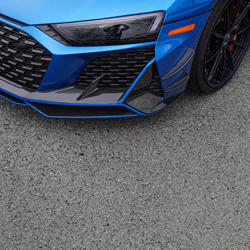 Audi R8 V10 Facelift (4S) Capristo Style Carbon Fibre Front Canards - Twenty Two Tuning Front Canards/Bumper Inserts