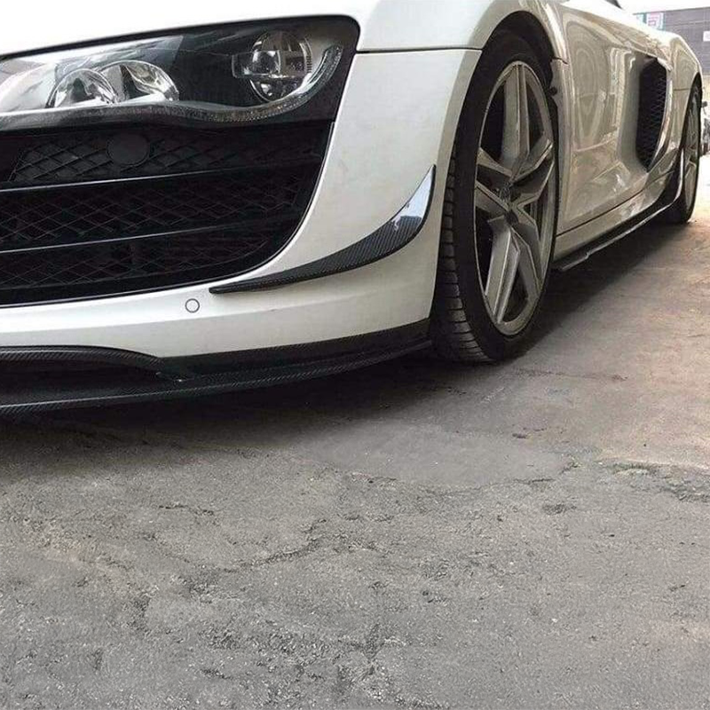 Lèvre de pare-chocs avant en fibre de carbone OEM+ pour Audi R8 V8/V10 (Type 42)
