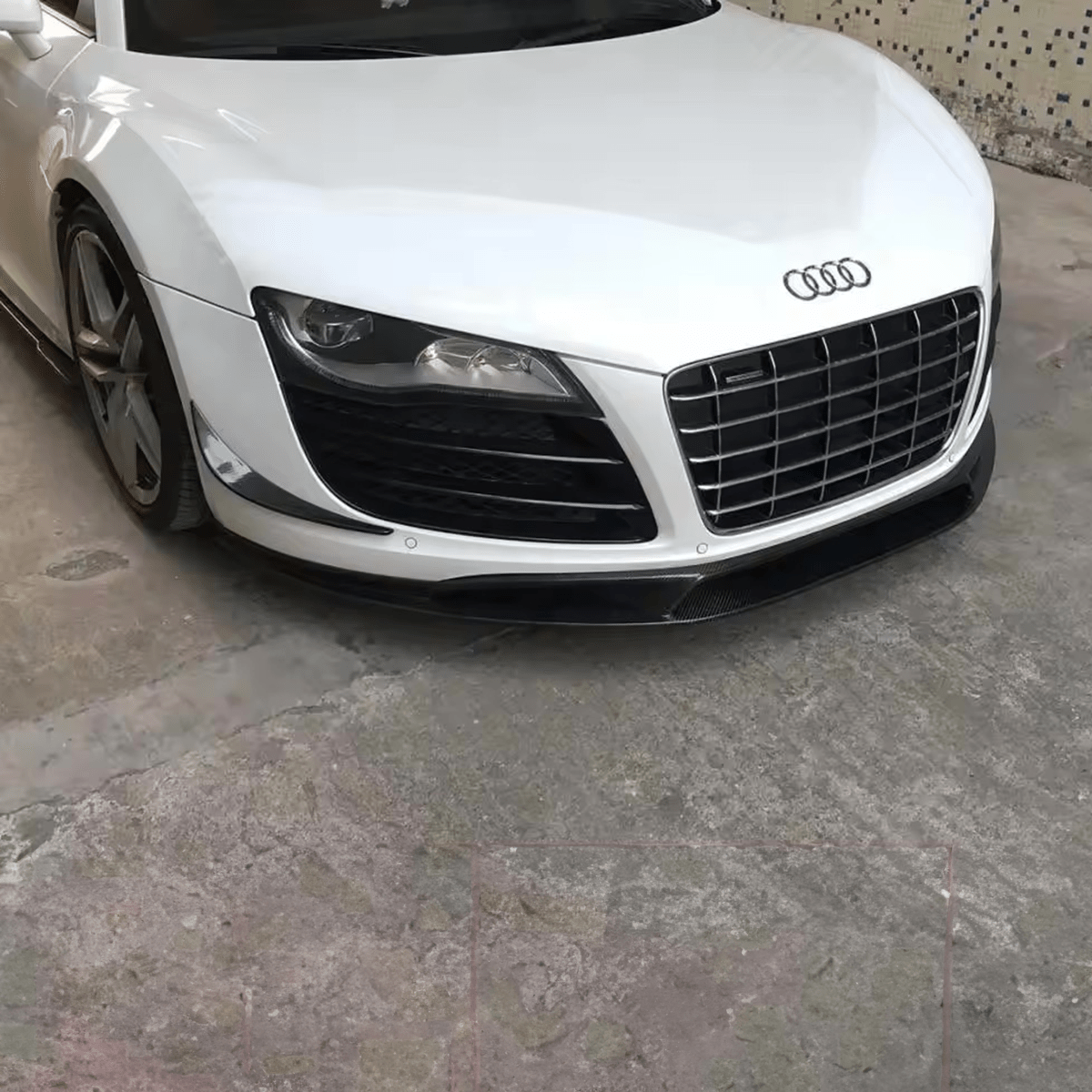 Audi R8 V8/V10 (Type 42) OEM+ Carbon Fibre Front Lip Spoiler - Twenty Two Tuning Front Lip