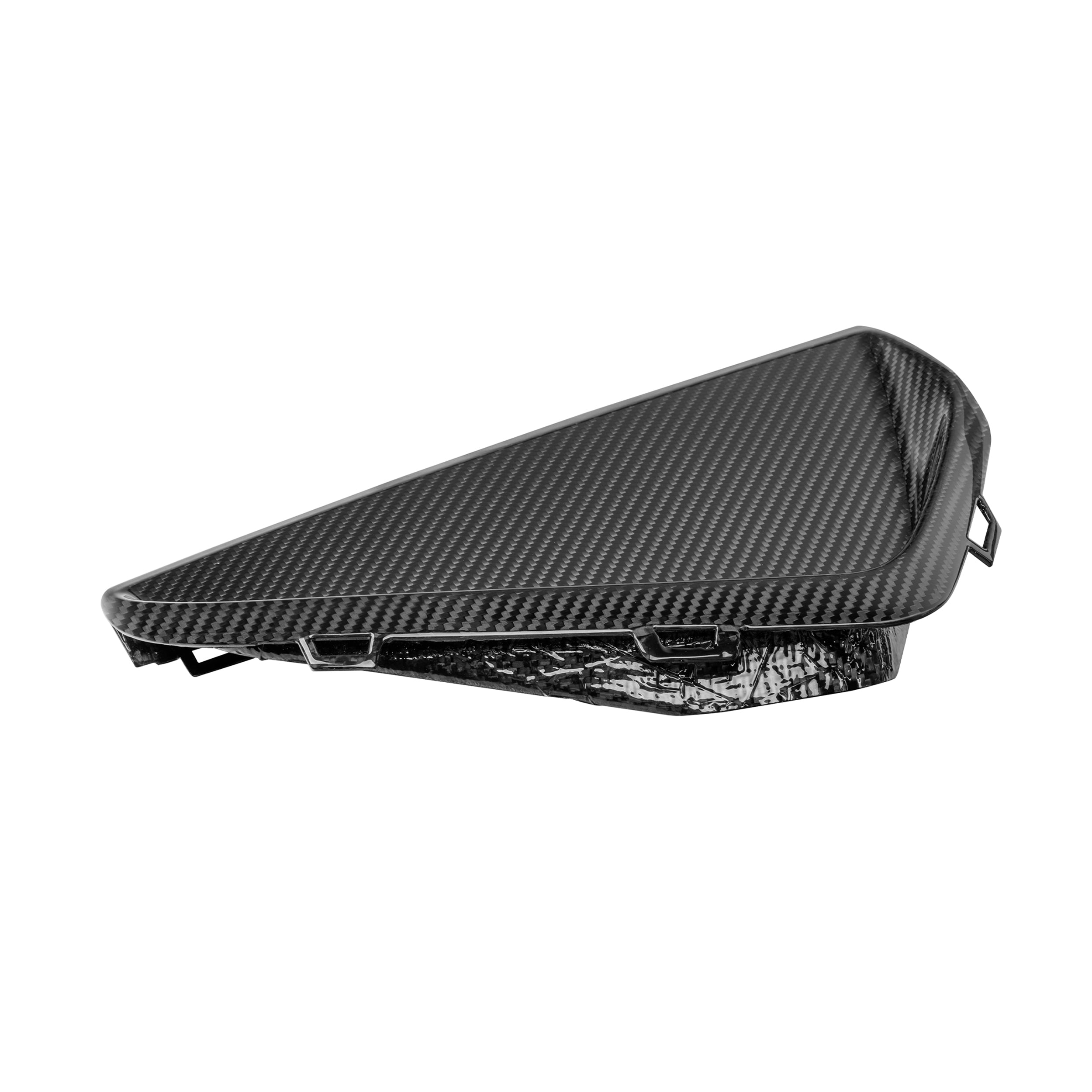 Audi RS3 (8Y) Hatchback/Sedan OE Style Carbon Fibre Front Bumper Vent Trim - Twenty Two Tuning Front Canards/Bumper Inserts