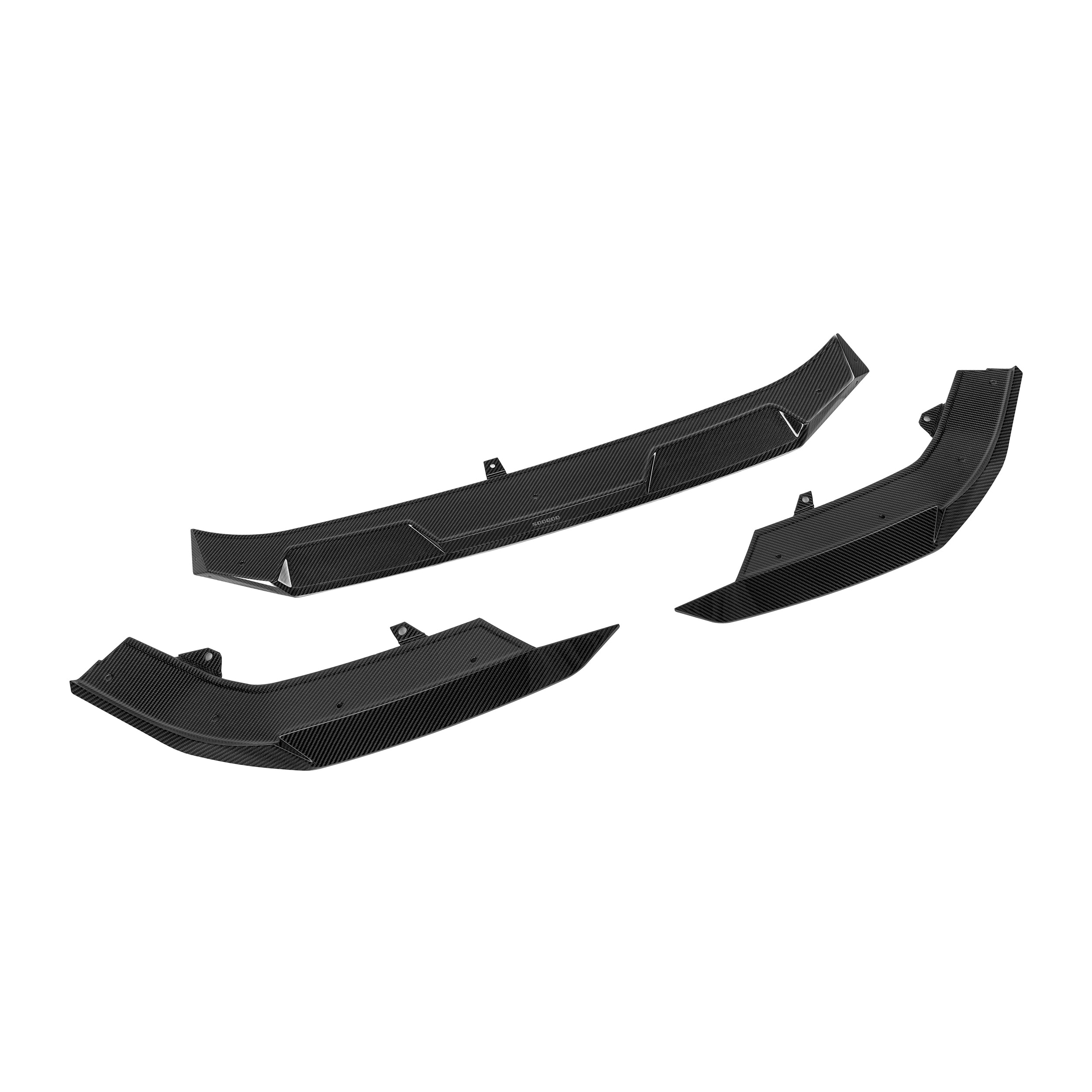Audi RS3 (8Y) Hatchback/Sedan SOOQOO V2 Carbon Fibre Front Lip Spoiler - SOOQOO Official Front Lip
