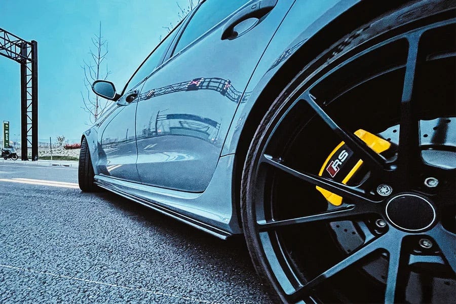 Audi RS6 Avant (C7/C7.5) Audi Performance Style Carbon Fibre Side Skirts - Twenty Two Tuning Side Skirts