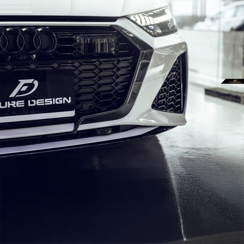 Audi RS6 Avant (C8) Future Design Carbon Fiber Front Grille Surround - Future Design Official Front Grille