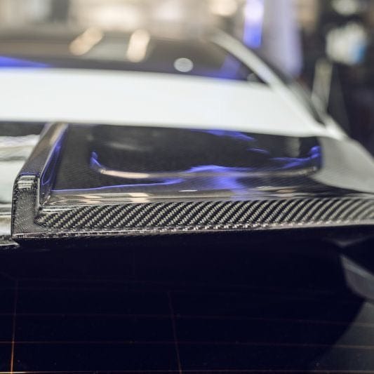 Audi RS6 Avant (C8) Future Design Carbon Fibre Rear Roof Spoiler - Future Design Rear Spoiler