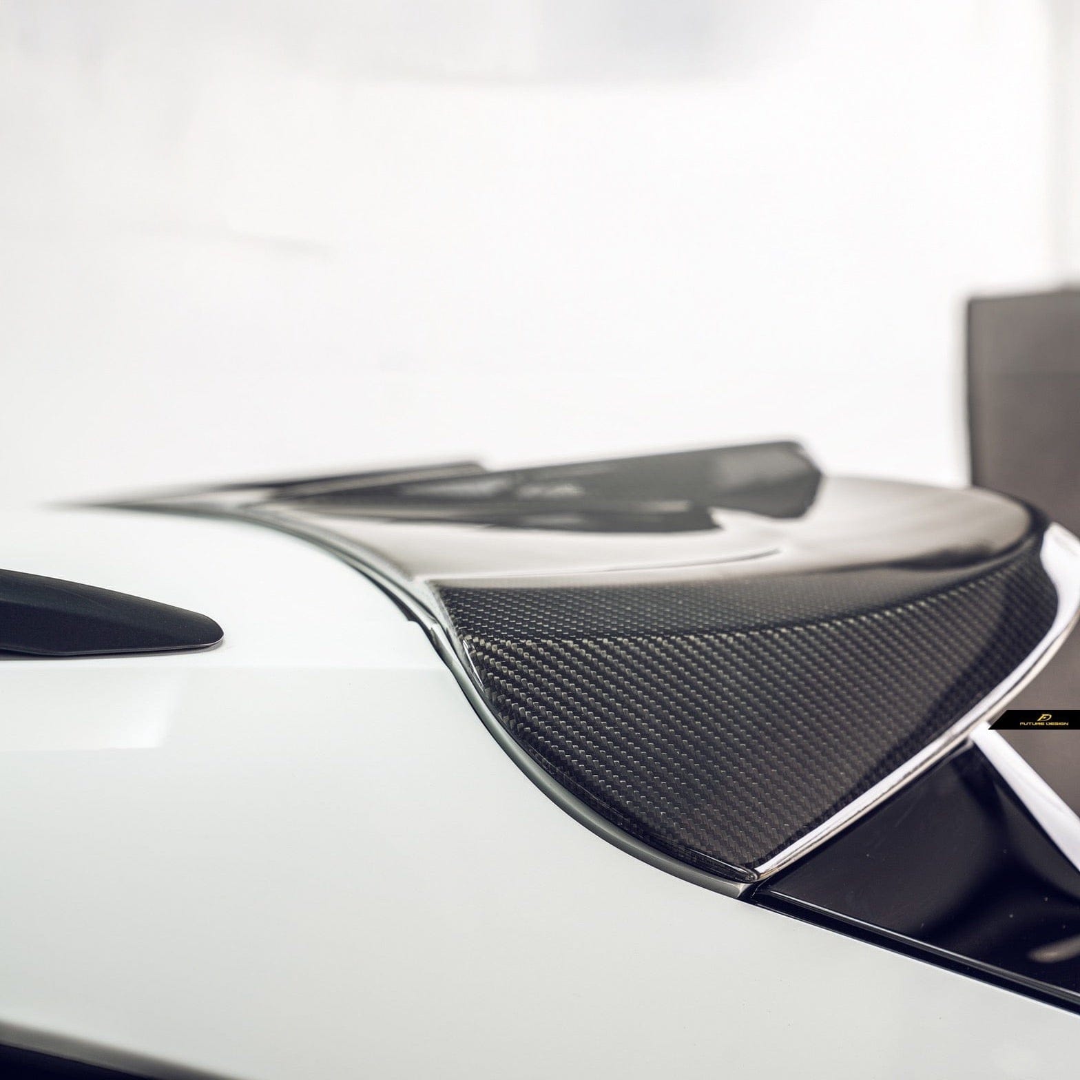 Audi RS6 Avant (C8) Future Design Carbon Fibre Rear Roof Spoiler - Future Design Rear Spoiler