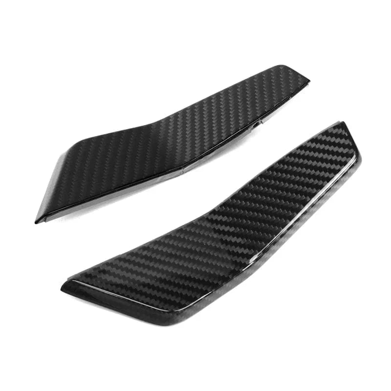 Audi RS7 (C8) OEM Style Carbon Fibre Front Bumper Canards - Twenty Two Tuning Front Canards/Bumper Inserts