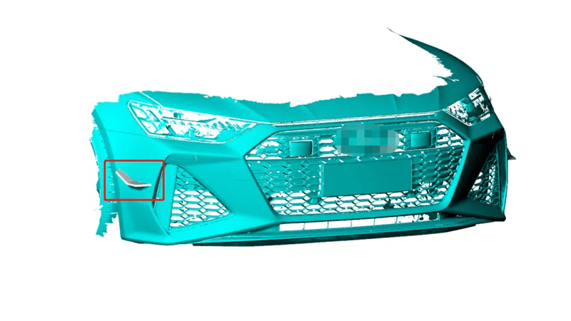 Audi RS7 (C8) OEM Style Carbon Fibre Front Bumper Canards - Twenty Two Tuning Front Canards/Bumper Inserts