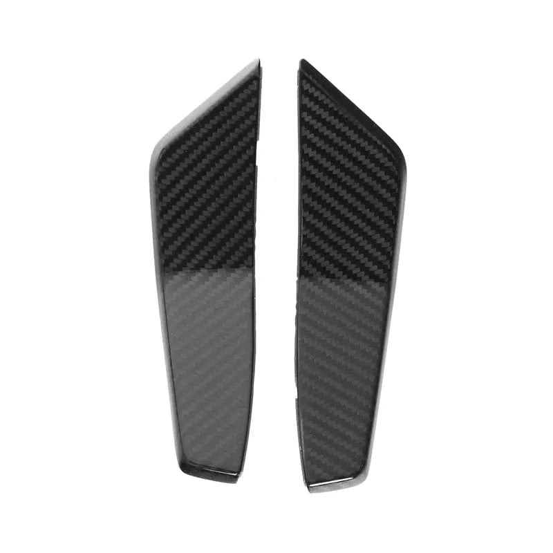 Audi RS7 (C8) OEM Style Carbon Fibre Front Bumper Canards - Twenty Two Tuning Front Canards/Bumper Inserts
