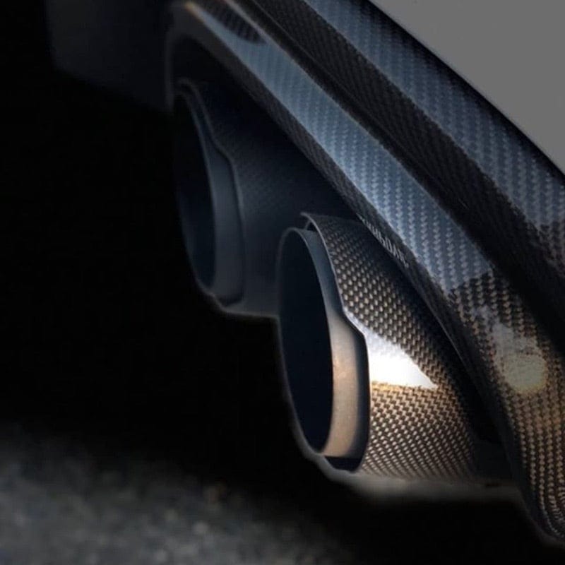 Audi S5 (B8/B8.5) Akrapovic Style Carbon Fibre Exhaust Tips - Twenty Two Tuning Exhaust Tips