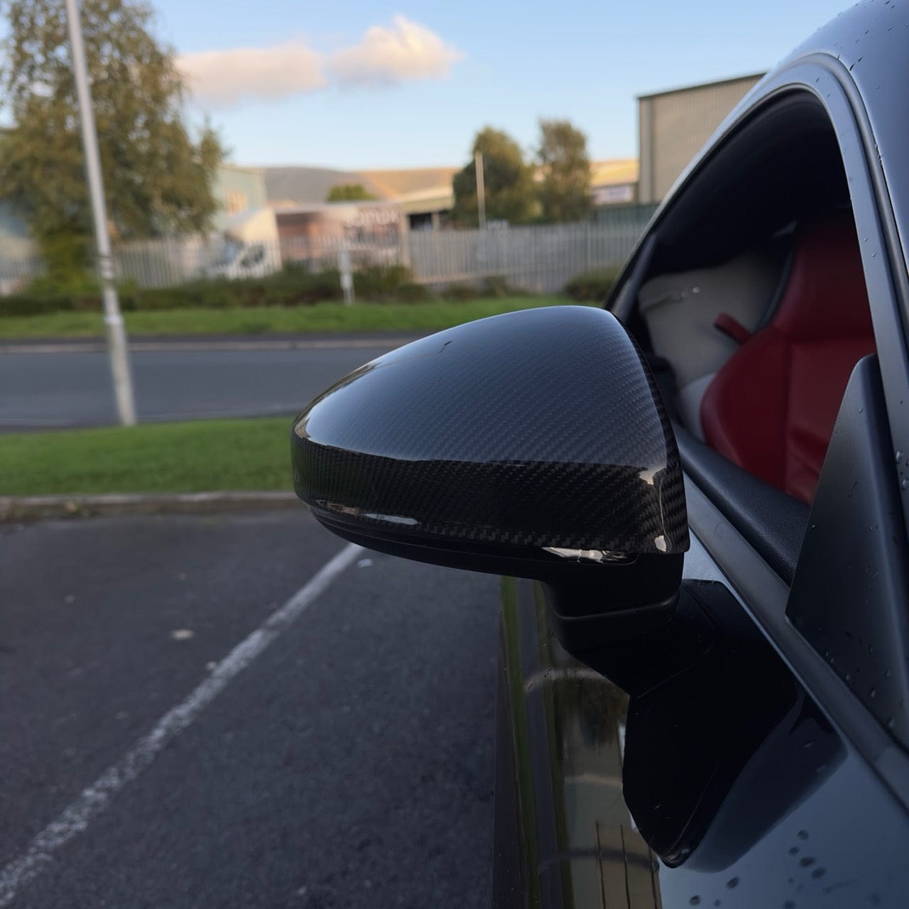 Audi TT/TTS/TTRS (MK3/8S) OEM+ Replacement Carbon Fibre Mirror Cover - Twenty Two Tuning Mirror Covers