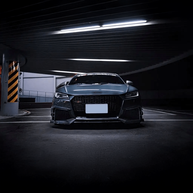 Audi TTRS (MK3/8S) ABT Style Carbon Fibre Front Bumper Vent Surround - Twenty Two Tuning Front Canards/Bumper Inserts