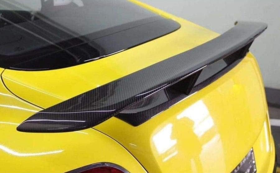 Bentley Continental (2nd Gen) Mansory Style Carbon Fiber Rear Wing Spoiler - Twenty Two Tuning Rear Spoiler
