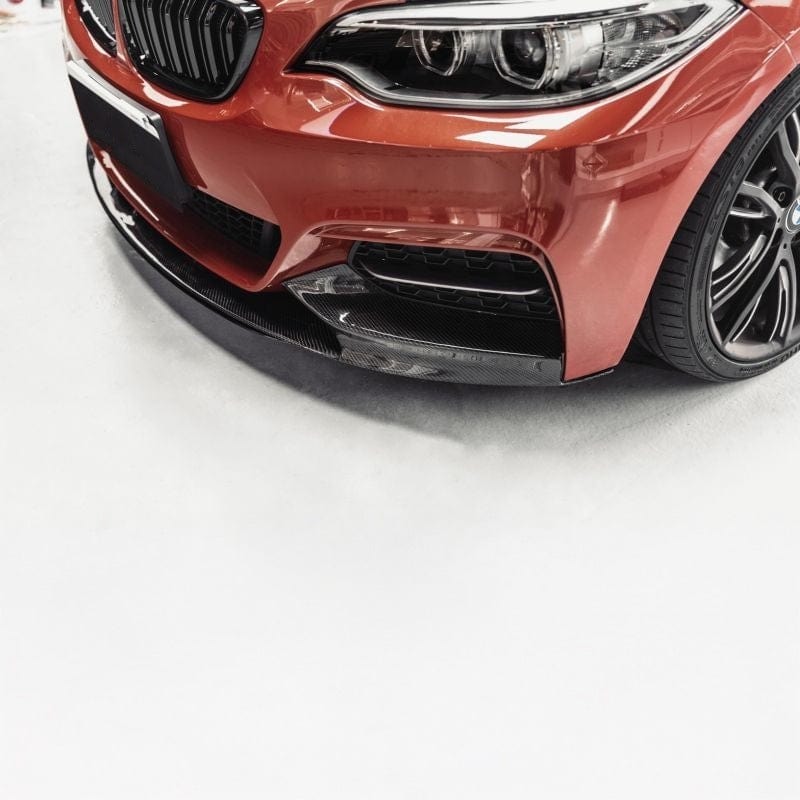 BMW 2 Series (F22/F23) M Performance Style Carbon Fibre Front Lip - Twenty Two Tuning Front Lip
