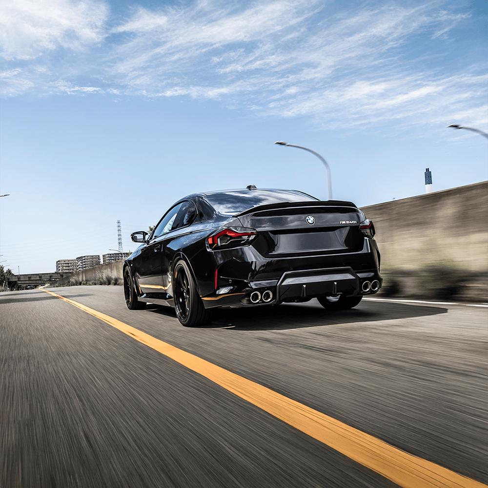 BMW 2 Series (G42) 3D Design Style Carbon Fiber Rear Spoiler - SOOQOO Official Rear Spoiler