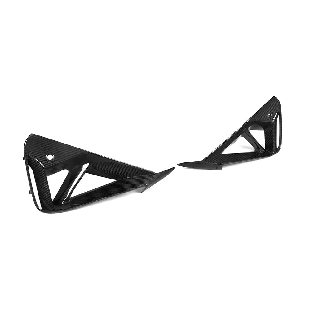 BMW 2 Series (G42) SOOQOO Carbon Fiber Front Vent Trims - SOOQOO Official Front Canards/Bumper Inserts