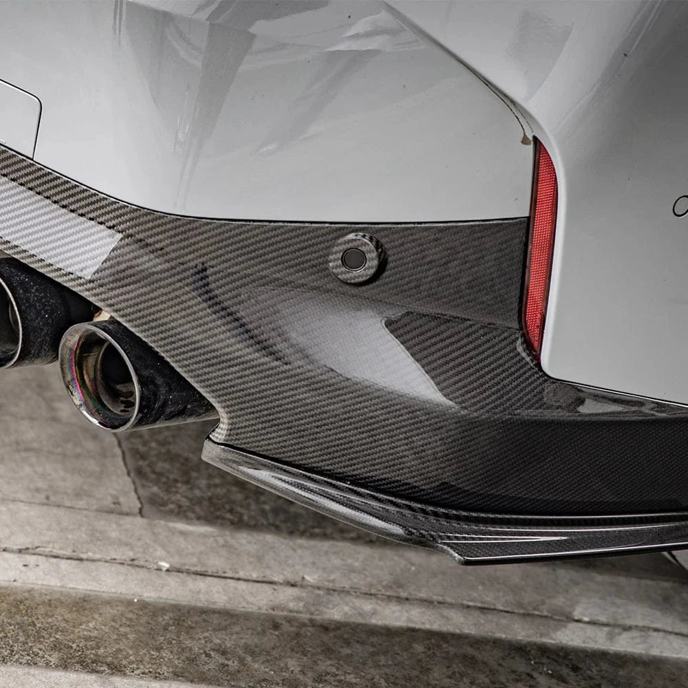 BMW 2 Series (G42) SOOQOO Carbon Fiber Rear Canards - SOOQOO Official Rear Canards