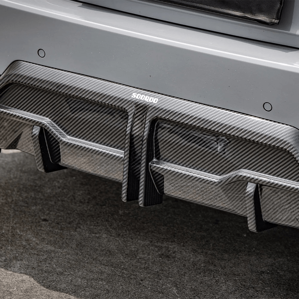 BMW 2 Series (G42) SOOQOO Carbon Fiber Rear Diffuser - SOOQOO Official Rear Diffuser