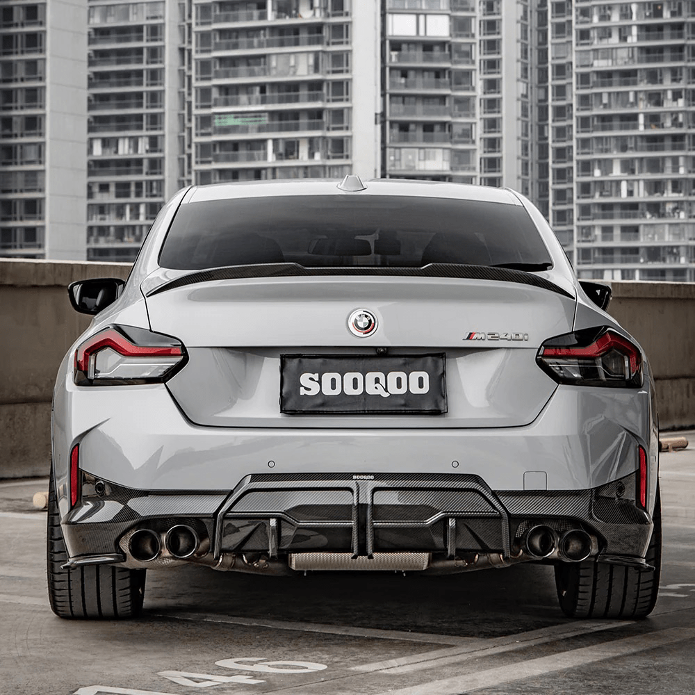 BMW 2 Series (G42) SOOQOO Carbon Fiber Rear Diffuser - SOOQOO Official Rear Diffuser