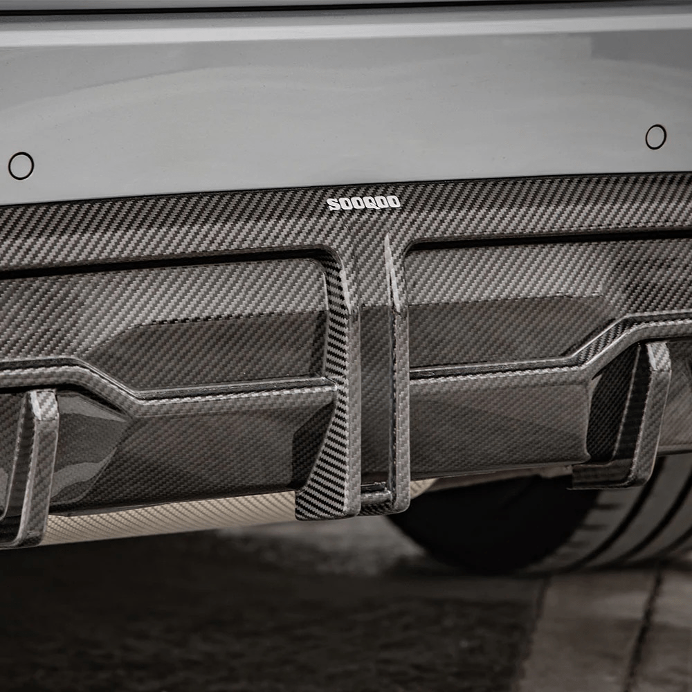 BMW 2 Series (G42) SOOQOO Carbon Fiber Rear Diffuser - SOOQOO Official Rear Diffuser