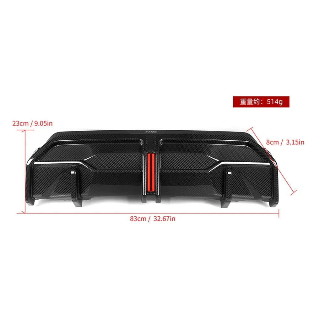 BMW 2 Series (G42) SOOQOO Carbon Fiber Rear Diffuser - SOOQOO Official Rear Diffuser