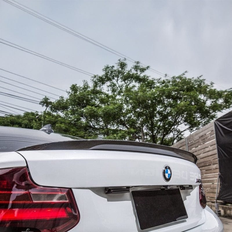BMW 2 Series/M2 (F22/F87) M Performance Style Carbon Fibre Rear Spoiler - Twenty Two Tuning Rear Spoiler