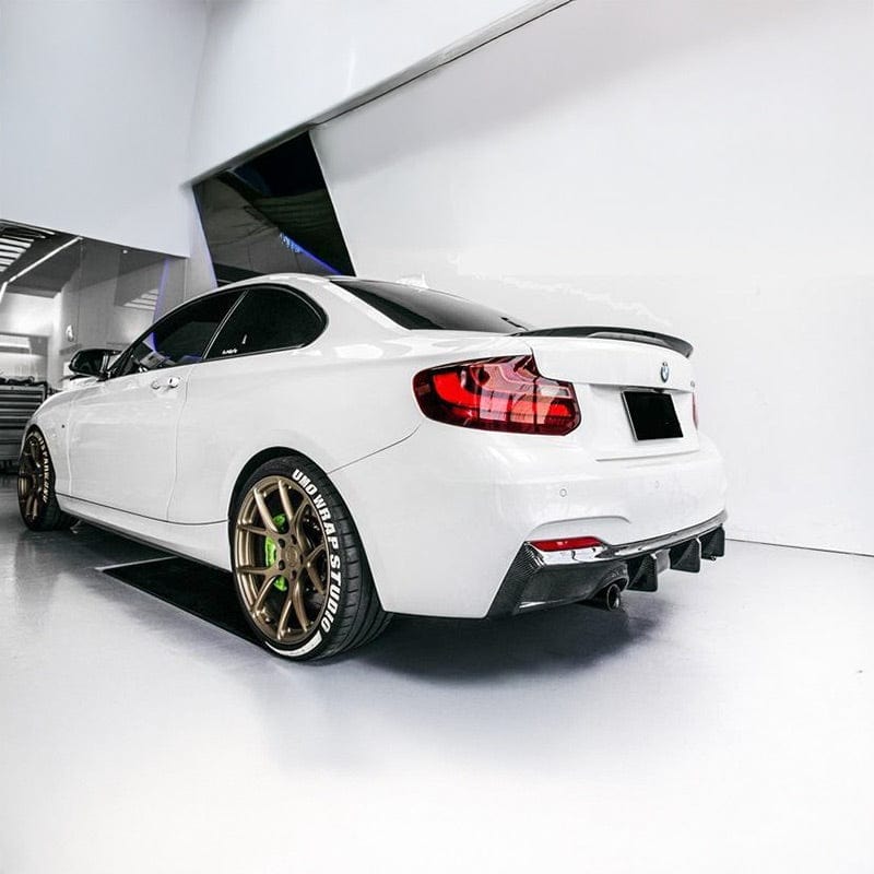 BMW 2 Series/M2 (F22/F87) M Performance Style Carbon Fibre Rear Spoiler - Twenty Two Tuning Rear Spoiler