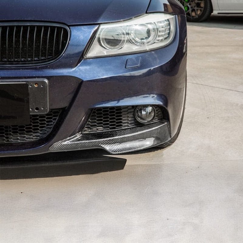 BMW 3 Series (E90/E91) M Performance Style Carbon Fibre Front Splitters - Twenty Two Tuning Front Lip