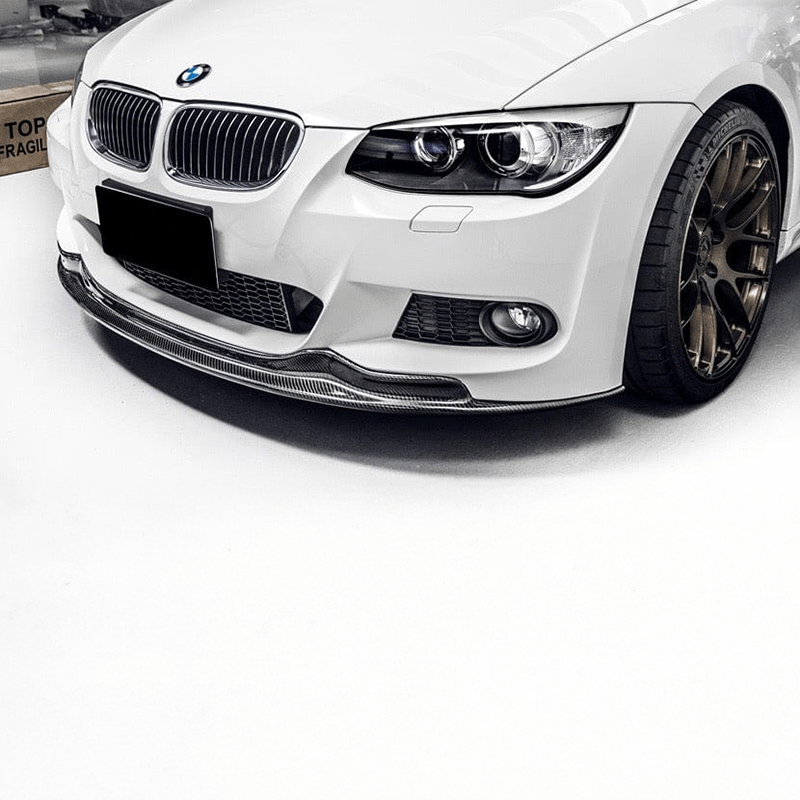 BMW 3 Series (E92/E93) AKRYM Style Carbon Fiber Front Lip Spoiler - Twenty Two Tuning Front Lip