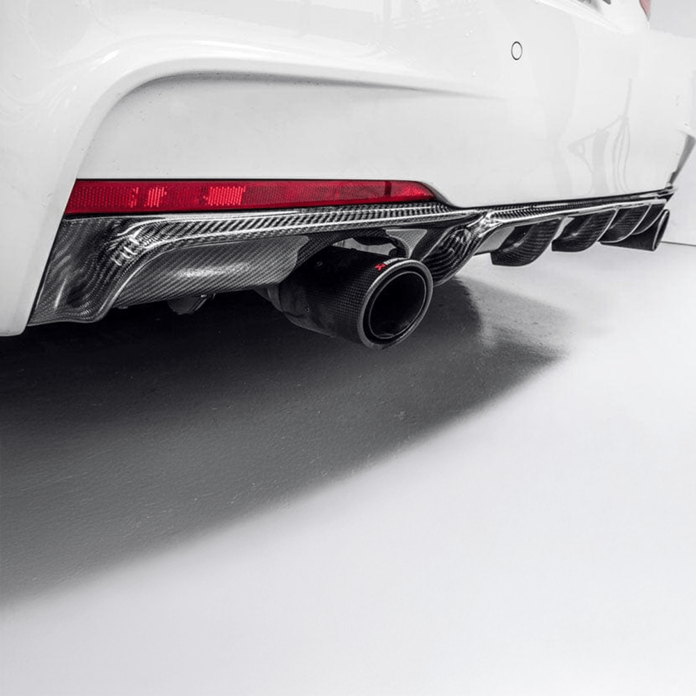 BMW 3 Series (F30/F31) 335I/340I M Performance Style Carbon Fiber Rear Diffuser - Twenty Two Tuning Rear Diffuser