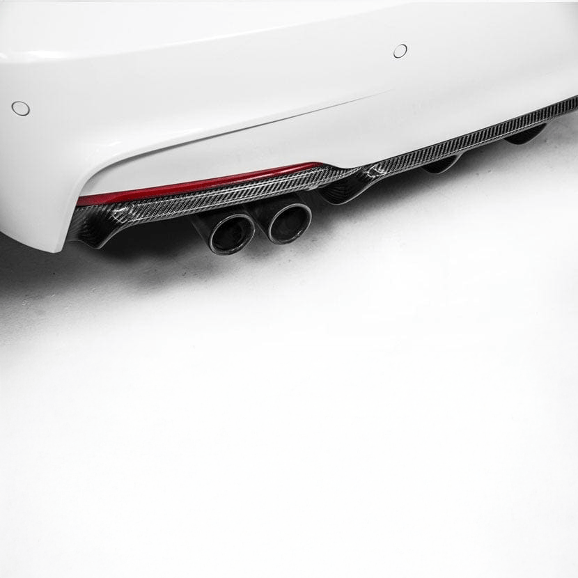 BMW 3 Series (F30/F31) M Performance Style Carbon Fibre Rear Diffuser - Twenty Two Tuning Rear Diffuser
