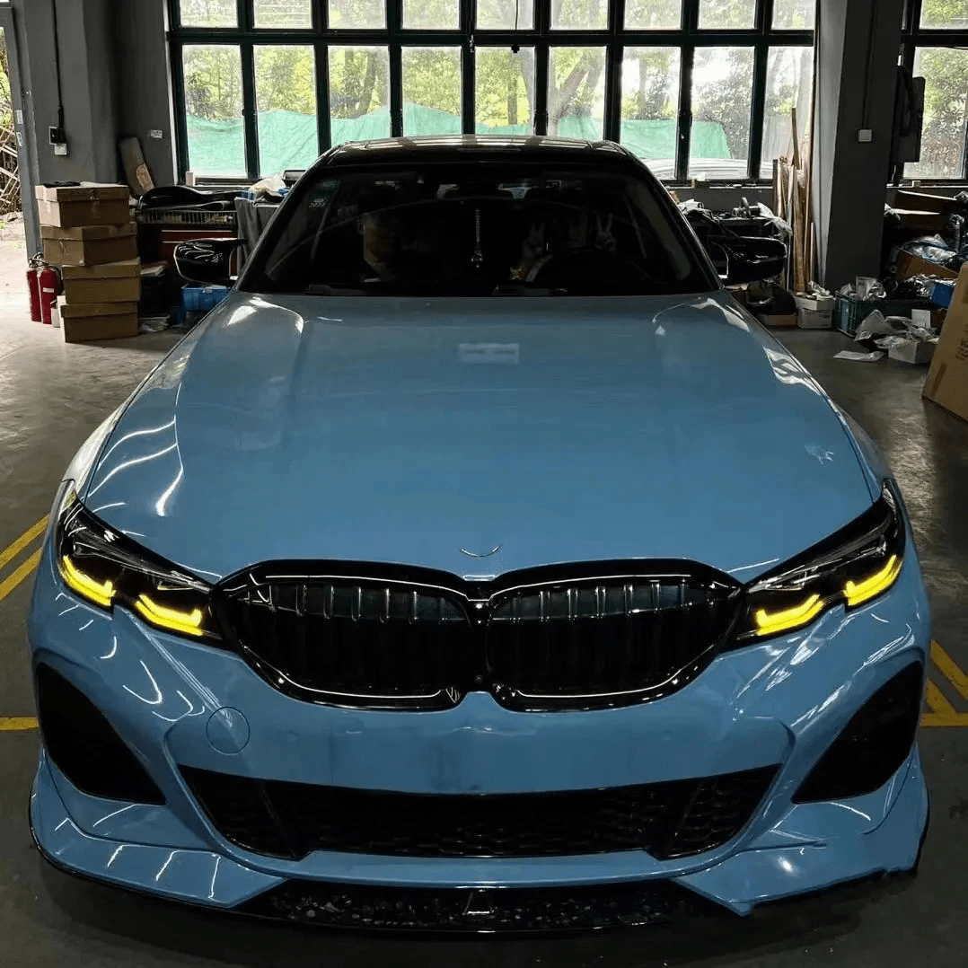 BMW 3 Series (G20/G21) CSL Yellow DRL Headlight Module Replacements - EXL Design DRLs