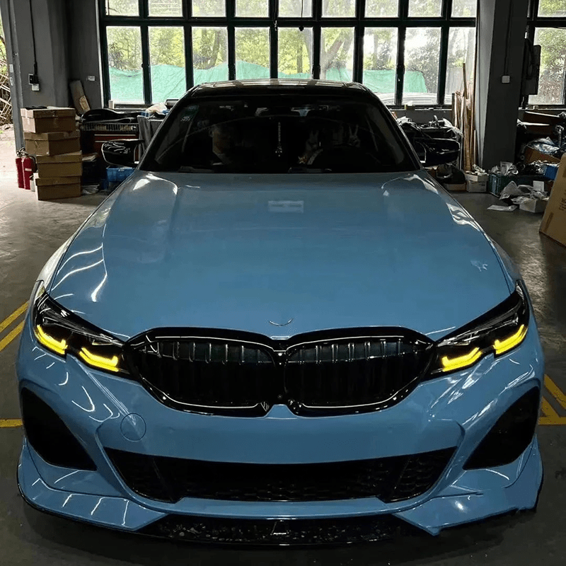 BMW 3 Series (G20/G21) CSL Yellow DRL Headlight Module Replacements - EXL Design DRLs