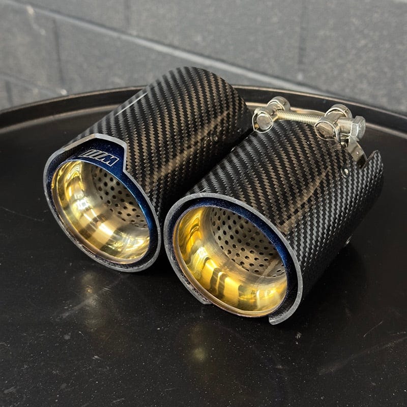 BMW 3 Series (G20/G21) M Performance Style Carbon Fibre Exhaust Tips - Twenty Two Tuning Exhaust Tips