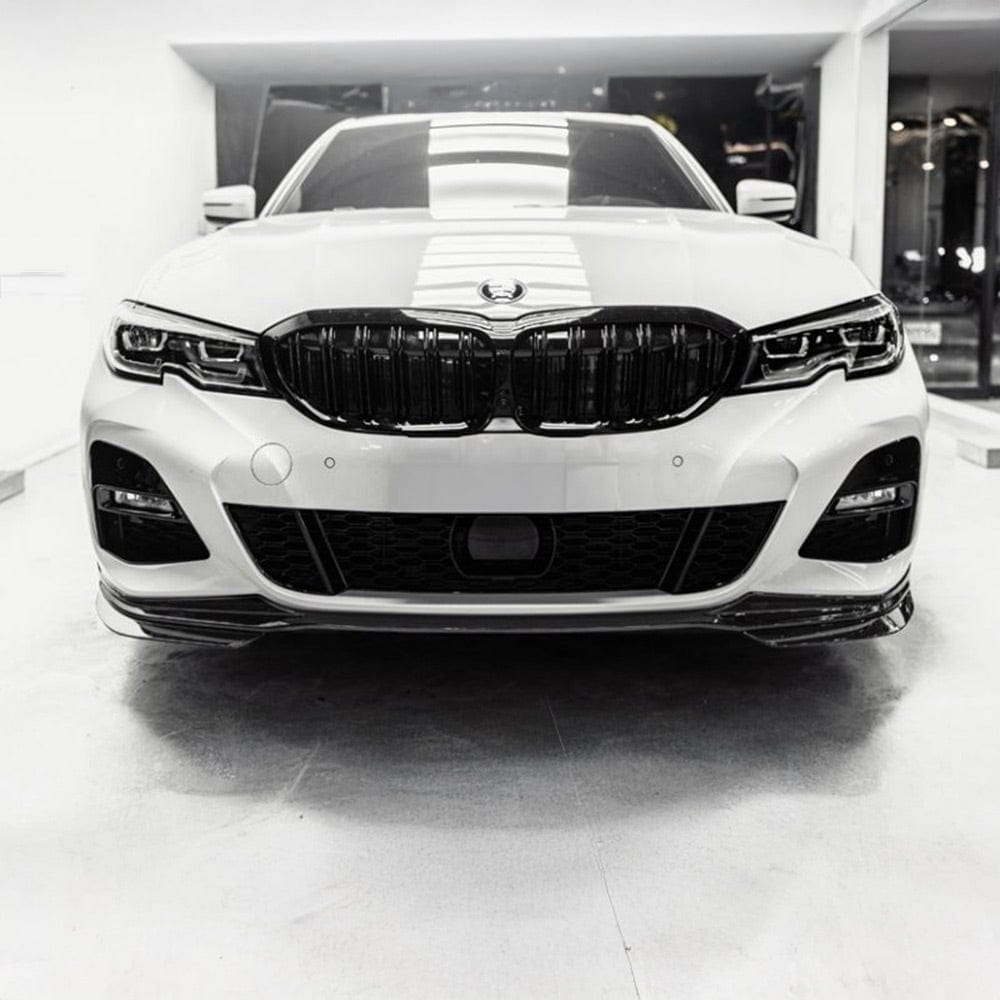 BMW 3 Series (G20/G21) M Performance Style Carbon Fibre Front Lip Spoiler - Twenty Two Tuning Front Lip