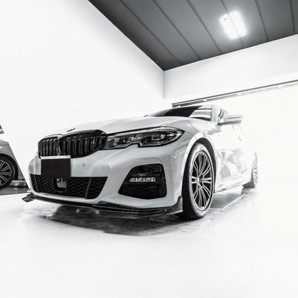 BMW 3 Series (G20/G21) M Performance Style Carbon Fibre Front Lip Spoiler - Twenty Two Tuning Front Lip