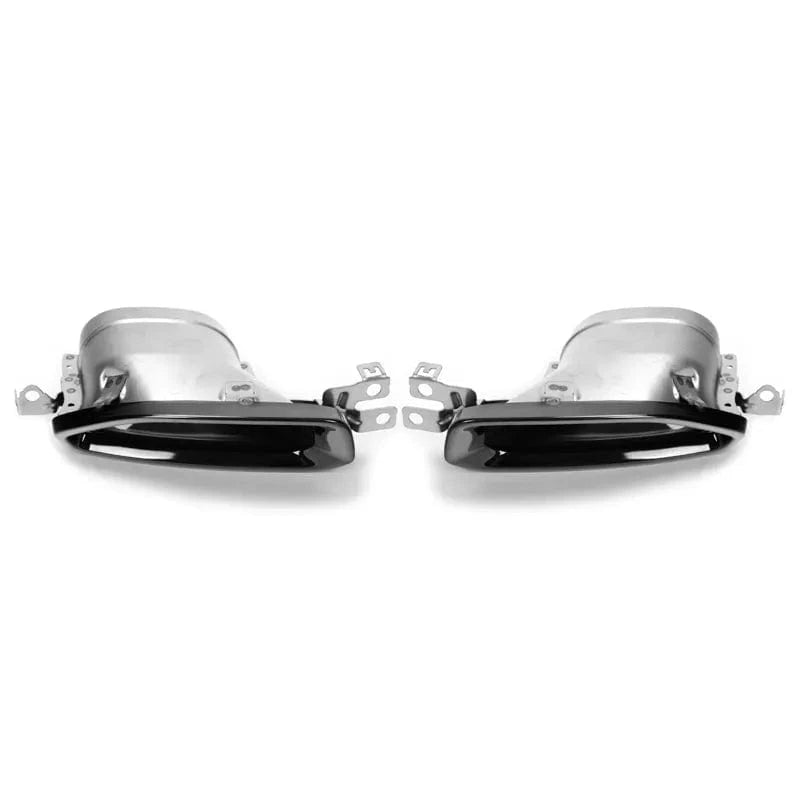 BMW 3 Series (G20/G21) M340I M Performance Style Titanium Black Exhaust Tips - Twenty Two Tuning Exhaust Tips