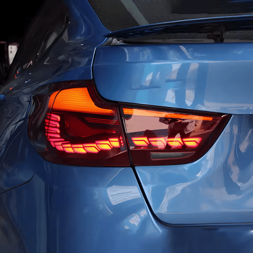 BMW 3 Series GT (F34) GTS Style OLED Rear Tail Lights (Plug and Play) - Twenty Two Tuning Rear Lights/ Tail Lamps