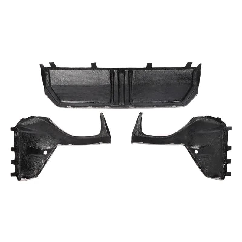 BMW 3 Series LCI (G20/G21) M340I M Performance Style Carbon Fiber Rear Diffuser - Twenty Two Tuning Rear Diffuser