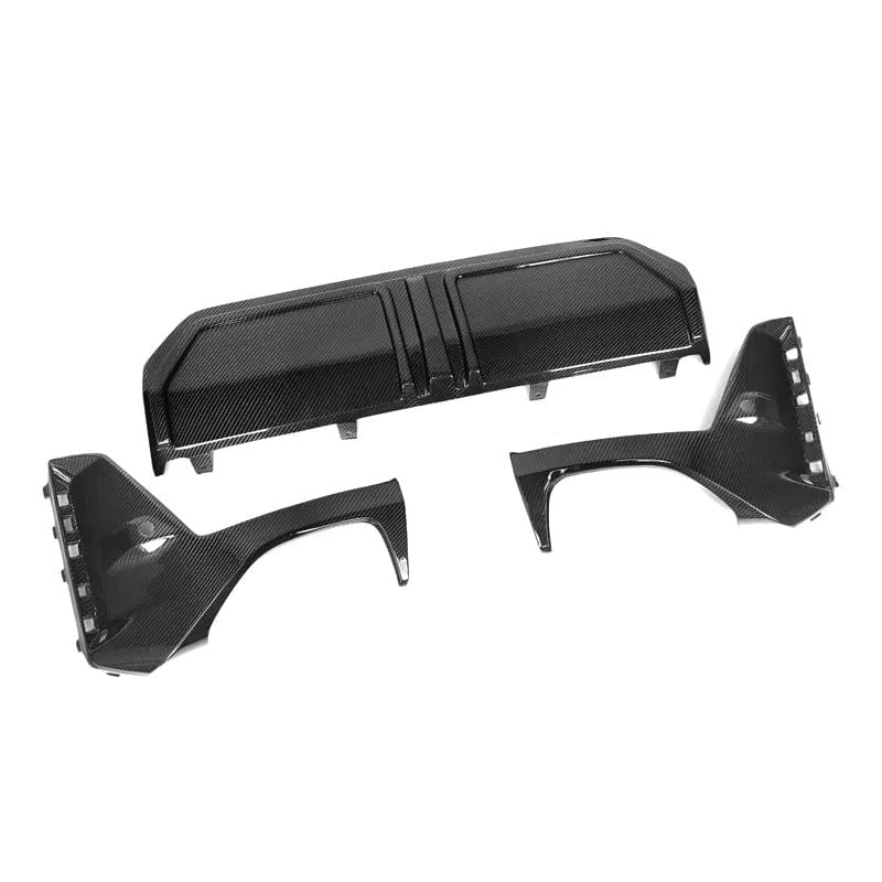 BMW 3 Series LCI (G20/G21) M340I M Performance Style Carbon Fiber Rear Diffuser - Twenty Two Tuning Rear Diffuser