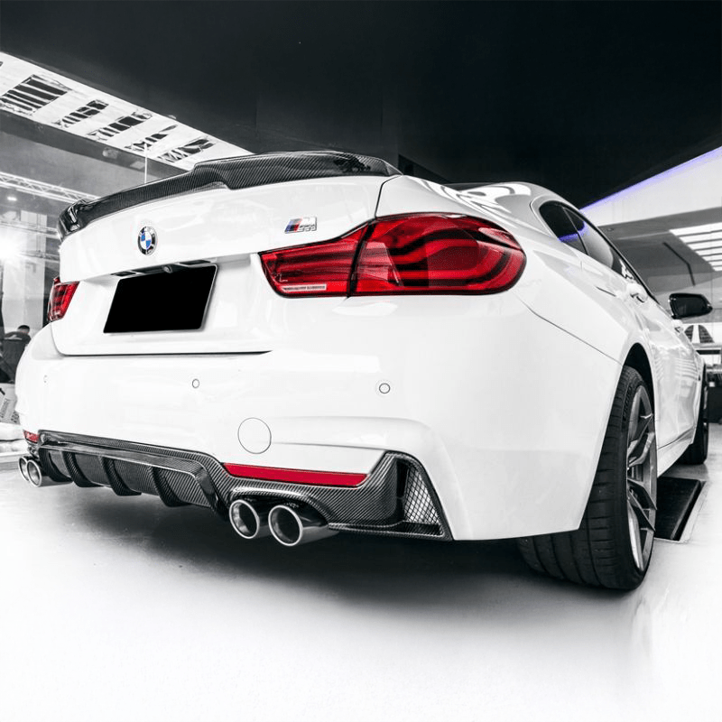 BMW 4 Series (F32/F33/F36) M4 Style Carbon Fibre Rear Spoiler - Twenty Two Tuning Rear Spoiler
