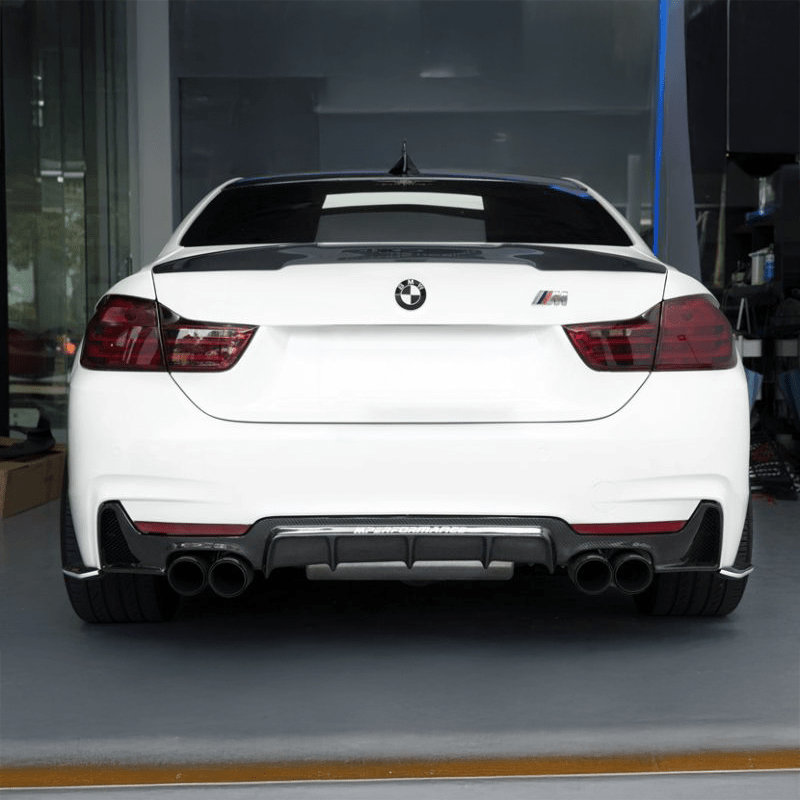 BMW 4 Series (F32/F33/F36) M4 Style Carbon Fibre Rear Spoiler - Twenty Two Tuning Rear Spoiler