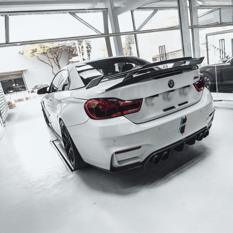 BMW 4 Series (F32/F33) M Performance Style Carbon Fibre Rear Wing Spoiler - Twenty Two Tuning Rear Spoiler
